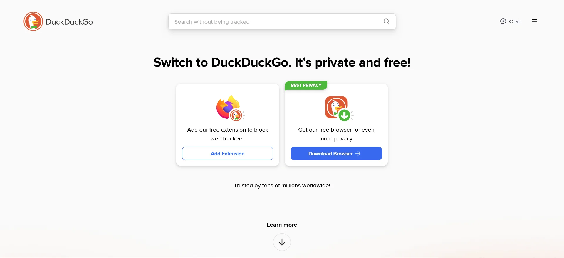 Blocksy homepage