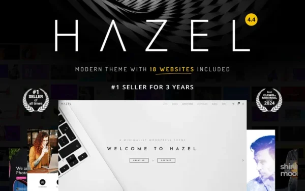 Hazel - Clean Minimalist Multi-Purpose WordPress Theme